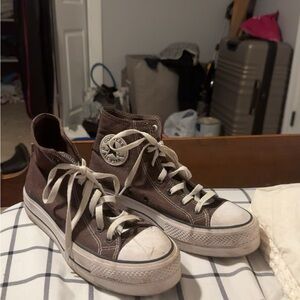 Converse Chocolate High-Top Sneakers